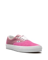 Baskets basses en toile roses Vans