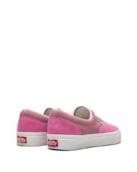 Baskets basses en toile roses Vans