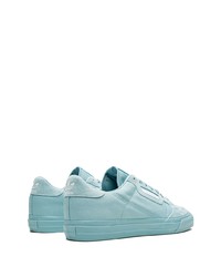 Baskets basses en toile turquoise adidas