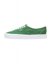 Baskets basses en toile vertes Vans