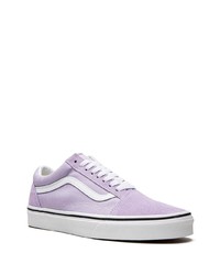 Baskets basses en toile violet clair Vans