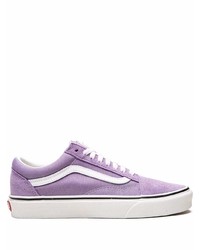 Baskets basses en toile violet clair Vans