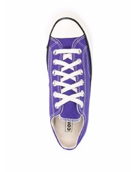 Baskets basses en toile violettes Converse