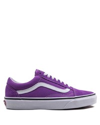 Baskets basses en toile violettes Vans