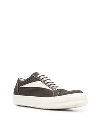 Baskets basses gris foncé Rick Owens DRKSHDW