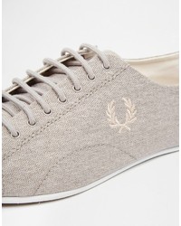 Baskets basses grises Fred Perry