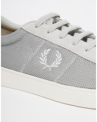 Baskets basses grises Fred Perry