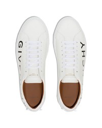 Baskets basses imprimées blanches et noires Givenchy