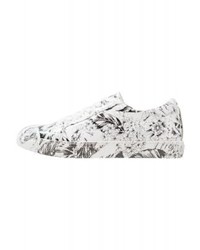 Baskets basses imprimées blanches Kenneth Cole