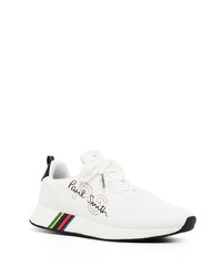 Baskets basses imprimées blanches PS Paul Smith