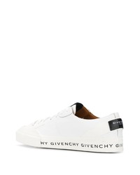 Baskets basses imprimées blanches Givenchy