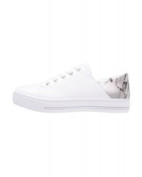 Baskets basses imprimées blanches Missguided