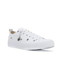 Baskets basses imprimées blanches McQ Alexander McQueen