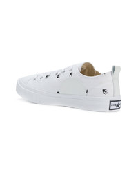 Baskets basses imprimées blanches McQ Alexander McQueen