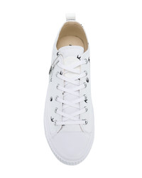 Baskets basses imprimées blanches McQ Alexander McQueen