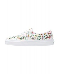 Baskets basses imprimées blanches Vans