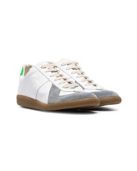 Baskets basses imprimées blanches Maison Margiela