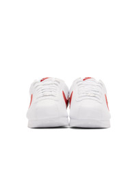 Baskets basses imprimées blanches Nike