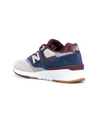 Baskets basses imprimées bleu marine New Balance