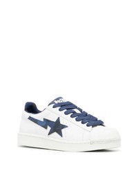 Baskets basses imprimées bleu marine A Bathing Ape