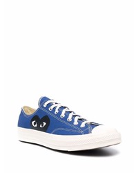 Baskets basses imprimées bleues Comme Des Garcons Play