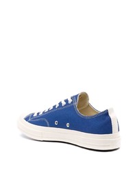 Baskets basses imprimées bleues Comme Des Garcons Play