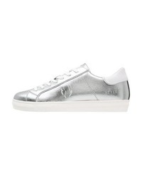 Baskets basses imprimées grises Trussardi Jeans