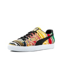 Baskets basses imprimées multicolores Puma