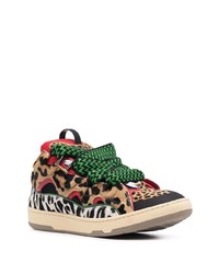 Baskets basses imprimées multicolores Lanvin