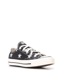 Baskets basses imprimées noires Converse