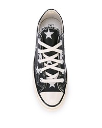 Baskets basses imprimées noires Converse