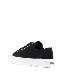 Baskets basses imprimées noires Superga