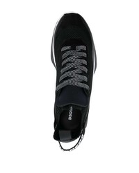 Baskets basses imprimées noires DSQUARED2