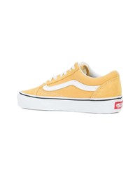 Baskets basses jaunes Vans