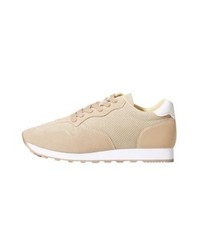 Baskets basses marron clair Mango