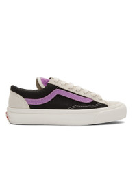 Baskets basses noires et blanches Vans