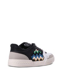 Baskets basses noires Missoni