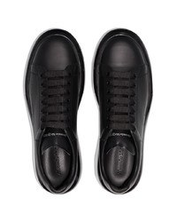 Baskets basses noires Alexander McQueen