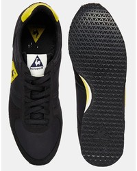 Baskets basses noires Le Coq Sportif