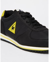 Baskets basses noires Le Coq Sportif