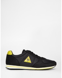 Baskets basses noires Le Coq Sportif