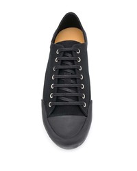 Baskets basses noires Jil Sander