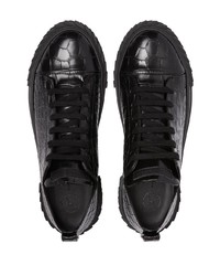 Baskets basses noires Giuseppe Zanotti