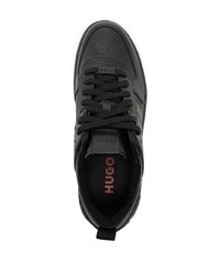 Baskets basses noires Hugo