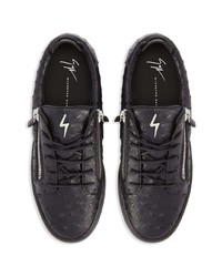 Baskets basses noires Giuseppe Zanotti