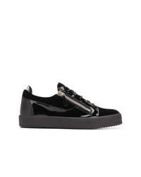 Baskets basses noires Giuseppe Zanotti Design