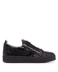 Baskets basses noires Giuseppe Zanotti