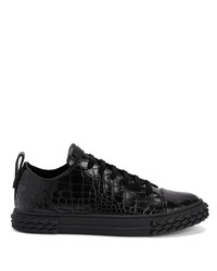 Baskets basses noires Giuseppe Zanotti