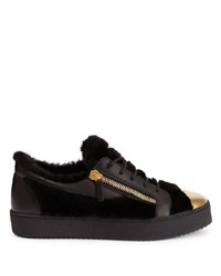 Baskets basses noires Giuseppe Zanotti