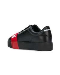 Baskets basses noires Dsquared2